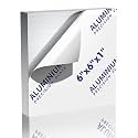 1Inch Thick Aluminum Sheet Plate, 6" x 6" Heavy Duty Aluminum Plates