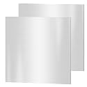 2PACK 304 Stainless Steel Sheets, 6 x 6 x 1/8 inch (10 Gauge) Thickness Stainless Steel Plates Stainless Steel Shim Plates Metal Sheets for Kitchen DIY Craft Making