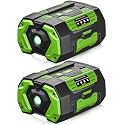 2Pack 56V Battery 7.5Ah Replacement for EGO 56V Battery with LED Indicator