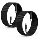 2Pack Black Fast Charger Cable 10ft [Apple MFi Certified], USB Type C to Lightning Cable 10 Foot for Apple iPhone 14/13 12 11 Pro XR XS Max X 8 Plus