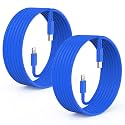 2Pack Blue Fast Charger Cable 10ft [Apple MFi Certified], USB Type C to Lightning Cable 10 Foot for Apple iPhone 14 13 12 Pro XR XS Max X 8 Plus
