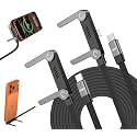 240W USB-C to C＆Lightning 2-in-1 Invisible Stand Charger Cable, MFi, 2-Pack