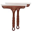 2Pack Silicone Squeegee for Shower Glass Door, Small Squeegee for Window
