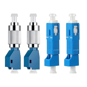 moocci 2pc fc male to lc female hybrid optical fiber convertor adapter 2pc lc female to sc male hybrid flange singlemode 9125 sm optical fiber adapter connector