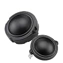 2Pcs 1.5inch Audio Speakers 4Ohm 80W 25Core Fiber Membrane Rubidium Magnetic Speaker HiFi Enthusiasts Treble Tweeter Head(4 Ohm Speaker)