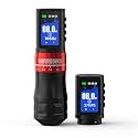 2PCS 2,300mAh Battery Wormhole Tattoo Gun 7 Strokes Length Wireless Tattoo Machine Multi-function Smart Tattoo Pen Replacement Power Supply, Smart Display