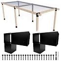 2Pcs 2-Way Pergola Brackets 90 Degree Post Conector 6x6