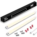 MYPLUS 2pcs 24 Inch Under Cabinet Lights with Hand Wave,Plug and Play