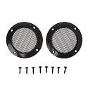 2pcs 2inch Decorative Steel Mesh Circle Speaker Protective Covers Casess
