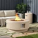 2PCS 36" Outdoor Fire Pit Table Set with Tank Cover