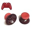2PCS 3D Analog Joystick Cap Thumb Stick Cap Thumbstick Replacement for Xbox One Elite Controller (Red)