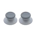2PCS 3D Analog Joystick Cap Thumb Stick Cap Replacement for Xbox One Elite Controller (Gray)