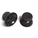 2PCS 3D Analog Joystick Cap Thumb Stick Cap Thumbstick Replacement for Xbox One Elite Controller (Brown)