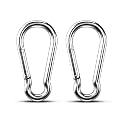 2pcs 4.70 inch Large 304 Stainless Steel Carabiner Clip Hooks Spring Snap