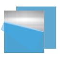 2PCS 6061 Aluminum Sheet Metal 1/4" x 8" x 10", Aluminum Plates Covered with Protective Film, Heat Treatable Aluminum Flat Bar for DIY Craft, Industry