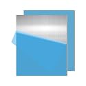 2PCS 6061 Aluminum Sheet Metal 1/16" x 8" x 12", Aluminum Plates Covered with Protective Film, Heat Treatable Aluminum Flat Bar for DIY Craft, Industry