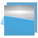 2PCS 6061 Aluminum Sheet Metal 5/32" x 12" x 12", Aluminum Plates Covered with Protective Film, Heat Treatable Aluminum Flat Bar for DIY Craft, Industry