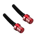 2Pcs ATV Air Vent Hose Gas Fuel Cap Universal CNC Tank Valve Tube with Check Ball Aluminum Breather for CR125R CR250 CR250R CR450R CR480R CR500R CR80R CRF100F CRF125F CRF125 CRF50F CRF70F Red
