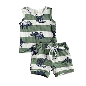 2Pcs Baby Boys Summer Clothing Sets Cute