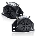 2PCS Backup Alarm 12V-24V 110±3DB,Waterproof Beeper Backup Alarm for Trucks,forklifts,Van Heavy Equipment (reversing Alarms for Vehicles)