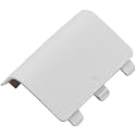 2PCS Battery Back Cover -White Precise Plastic Battery Back Cover Pack Headgear Accessory -Replacement Battery Doors Shell Repair Part