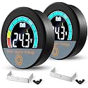 2PCS Battery Monitor Voltage Meter Golf Cart Battery Meter