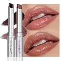 2Pcs Black &amp; Nude Brown Honey Tinted Lip Stain Lip Balm Lip Gloss Lipstick, Sheer Hydrating Lip Stains Tint, Moisturizing Lip Color for All Skin Tones, Nourishing Lip Balm with Natural Black Cherry