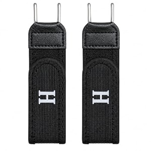 2pcs buckleless belt hook set  elastic waist belt with metal hook amp hook loop closure  invisible stretch waistband for jeans trousers workwear amp daily use