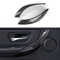 2PCS Car Handles Cover Sticker Decal Carbon Color ABS Trim fits for BMW F30 F31 F34 3GT F32 F33 F36 3 4 Series Accessories