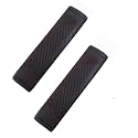 2PCS Car Seat Belt Cover,Carbon Fiber Seatbelt Shoulder Protection,Universal Safety Belt Strap Cover to Protect Your Neck,Suitable for Car Seat Belt,Backpack,Shoulder Bag,Laptop Computer Bag (black)