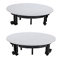 2PCS Ceiling Speaker Grille Covers Magnetic Round Commercial Ceiling Speaker Grill Covers Decorative DIY Accessory OD 280mm White