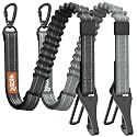 2Pcs Dog Seat Belt, Dog Car Seat Belt Bungee for Pet, Gray & Black
