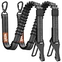 2Pcs Dog Seat Belt, Dog Car Seat Belt Bungee for Pet, Black