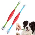 2PCS Dog Toothbrush 360 Degree Cat Tooth Brush, Dual Head Dogs Toothbrush Pet Teeth Cleaning Supplies for Small Medium Large Dogs Cats