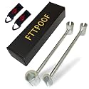 2pcs Door Hinge Adjustment Tool, Hinges Gap Adjusting Wrench, Door Hinge Repair Spanner, Cut Out Tool for Flag Hinge, Perfect for Precise Door Alignment (14mm-18mm, 23mm-25mm)