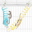 2Pcs Elastic Sugar Glider Climbing Rope Toys, Hanging Cage Accessory