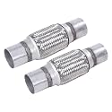 Heavy Duty Exhaust Flex Pipe 2.25"Inch x 6"Inch-2PCS