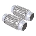 Heavy Duty Exhaust Flex Pipe 2" x 6"-2PCS