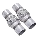 Heavy Duty Exhaust Flex Pipe 2.25"Inch x 4"Inch-2PCS