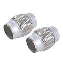 Exhaust Flex Pipe Heavy Duty 2'' x 4'' Inch-2PCS
