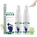 2Pcs Foot Sanitizer Spray with Tea Tree Oil, Tea Tree Oil Feet Sprays, Natural Clear Foot Sanitizer Spray, Quick-Drying & Travel-Friendly