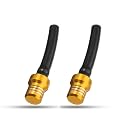 2PCS Gas Fuel Cap Gas Tank Breather Universal CNC Tank Valve Vent Tube with Chekc Ball Aluminum Breather for RM125 RM250 RMZ450 RMX450Z RM250Z RMX250 DR-Z400 DR-Z400E DR-Z400S Yellow