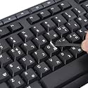 2PCS Hebrew Keyboard Letter Stickers for Laptop Notebook Computer Desktop