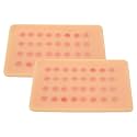 2PCS Injection Training Pads, 32 Points Skin Test Module Skin Test pad for Medical Education