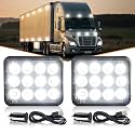 2PCS LED Magnetic Strobe Lights, White Strobe Beacon Warning Light