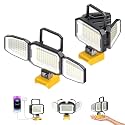 2PCS LED Work Light Compatible with 20V Battery, 150W 15000LM,Tool Only