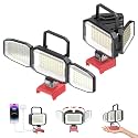 2PCS LED Work Light Compatible with Milwaukee 18V Battery, 150W 15000LM