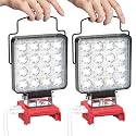 2PCS LED Work Light Compatible with Milwaukee 18V,112W 11200LM