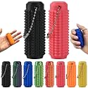 2Pcs Little Ouchies Fidget Spiky Keychain for Adults - 3D Printed Sensory Stress Relief Toy for Anxiety, Focus & Pain Stimulation, Portable ADHD Autism Fidget Toys (Black & Pink)