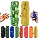 2Pcs Little Ouchies Fidget Spiky Keychain for Adults - 3D Printed Sensory Stress Relief Toy for Anxiety, Focus &amp; Pain Stimulation, Portable ADHD Autism Fidget Toys (Green &amp; Yellow)